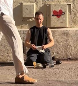 adam on the street